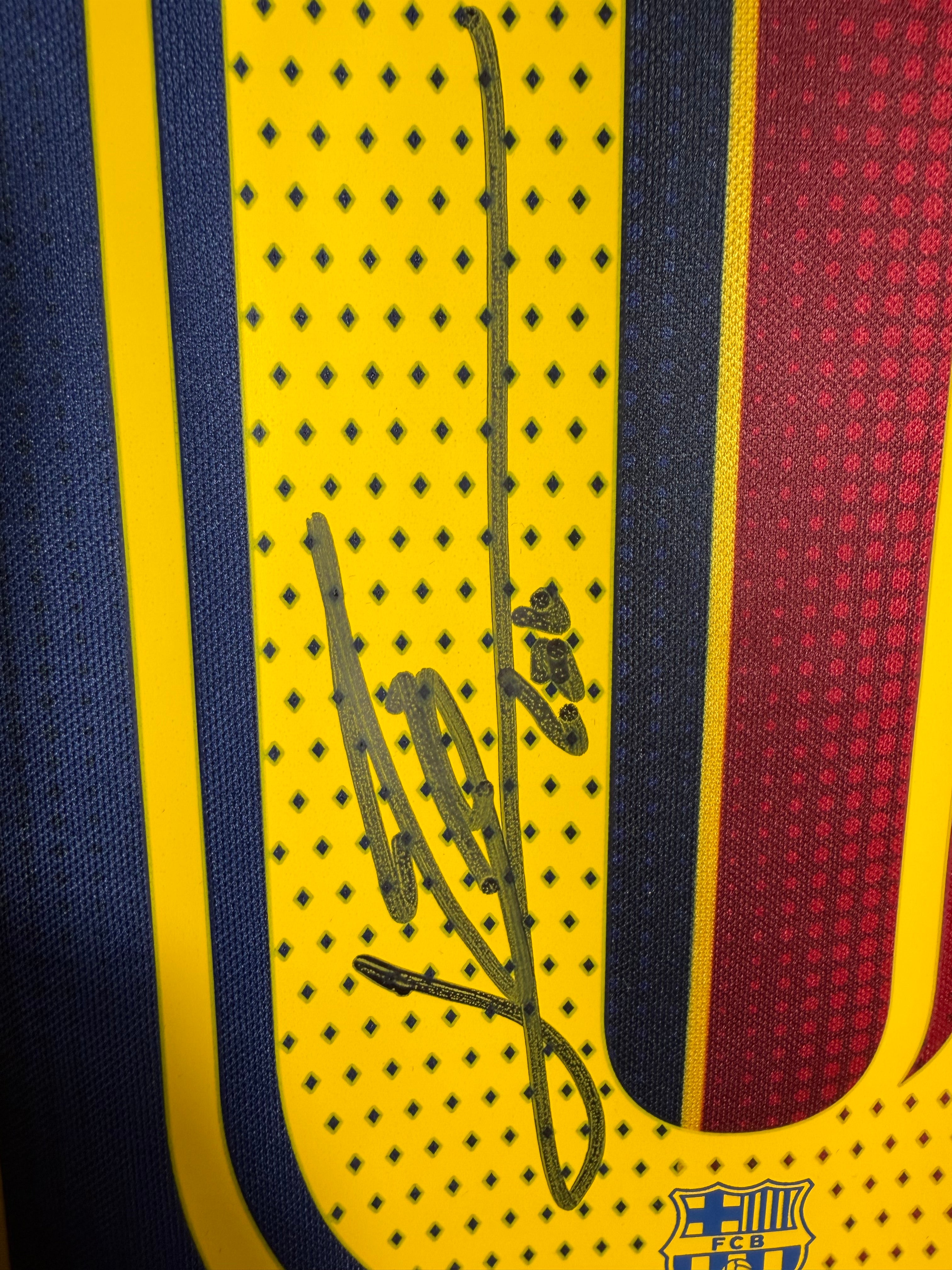 Signed Lionel Messi Barcelona Jersey Nike Dri-Fit XL Auto w/ COA